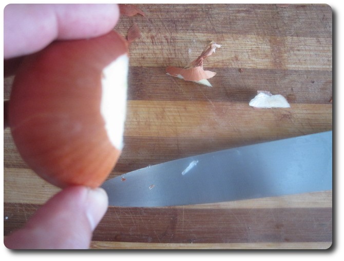 Le cortamos los extremos.