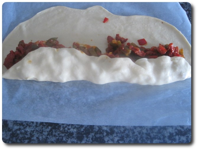 Cubrimos con una parte de masa.